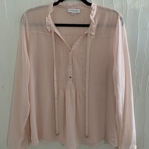Light pink Calvin Klein blouse